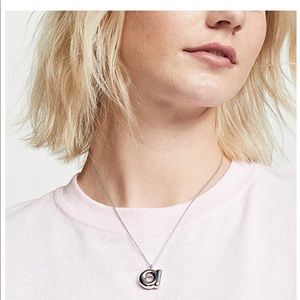 Marc Jacobs Letter Necklace “C” Silver